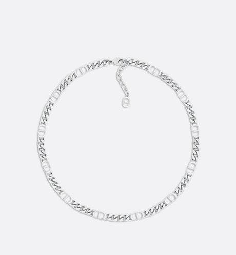 schakelketting dior|Dunne schakelketting met CD Icon .